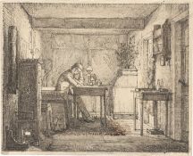 Hans Speckter. The artist in his first flat in Weimar / In the studio (after a pai…. 1867 (?) / 1871