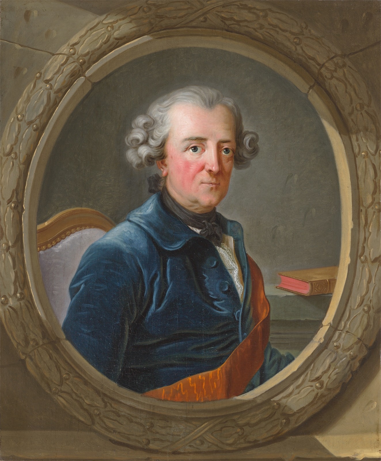 Charles Amédée Philippe van Loo. Portrait of Frederick II, King of Prussia. Circa 1766/1769