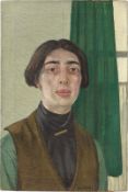 Jean Fautrier. L’autoportrait au fond vert. Um 1916