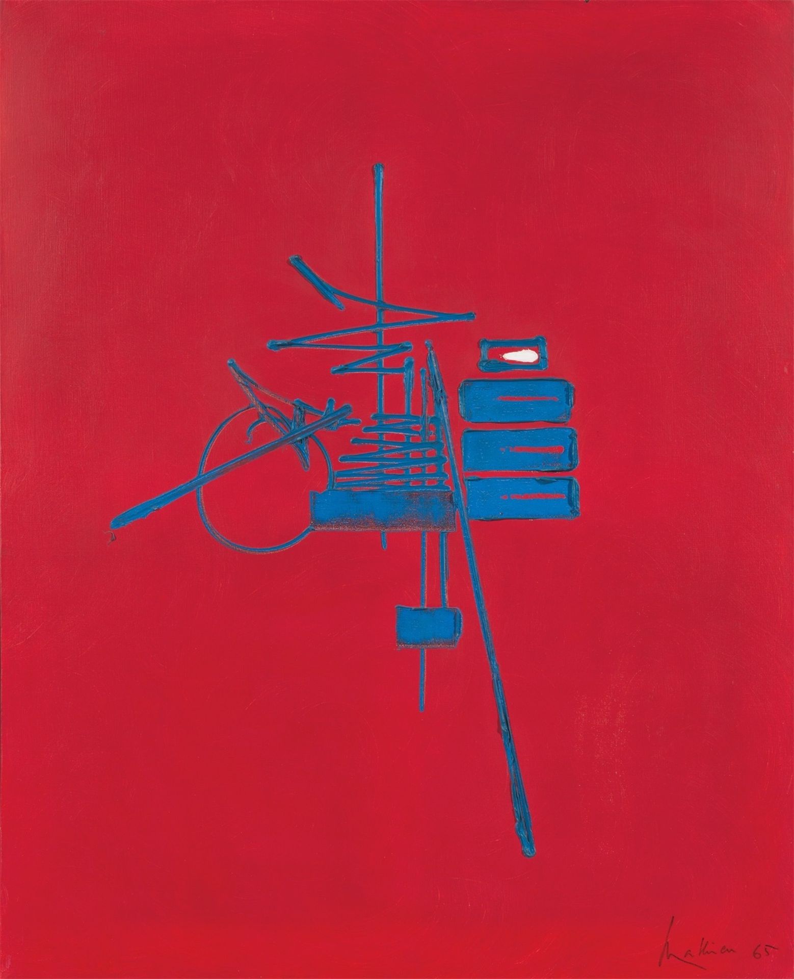 Georges Mathieu. ”Fzey”. 1965