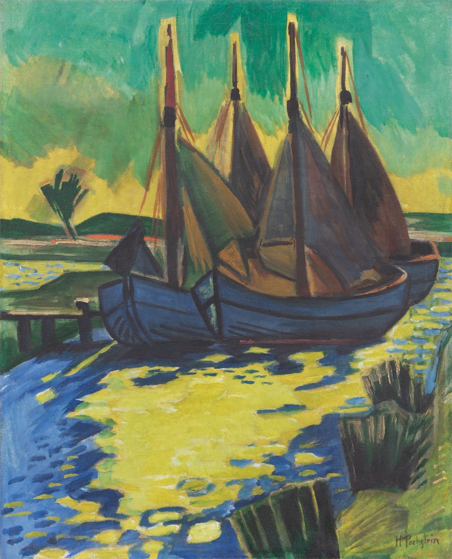 Hermann Max Pechstein. ”Sonnenflecken”. 1922