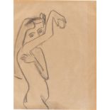 Ernst Ludwig Kirchner. „Fränzi, sich waschend“. 1909/10