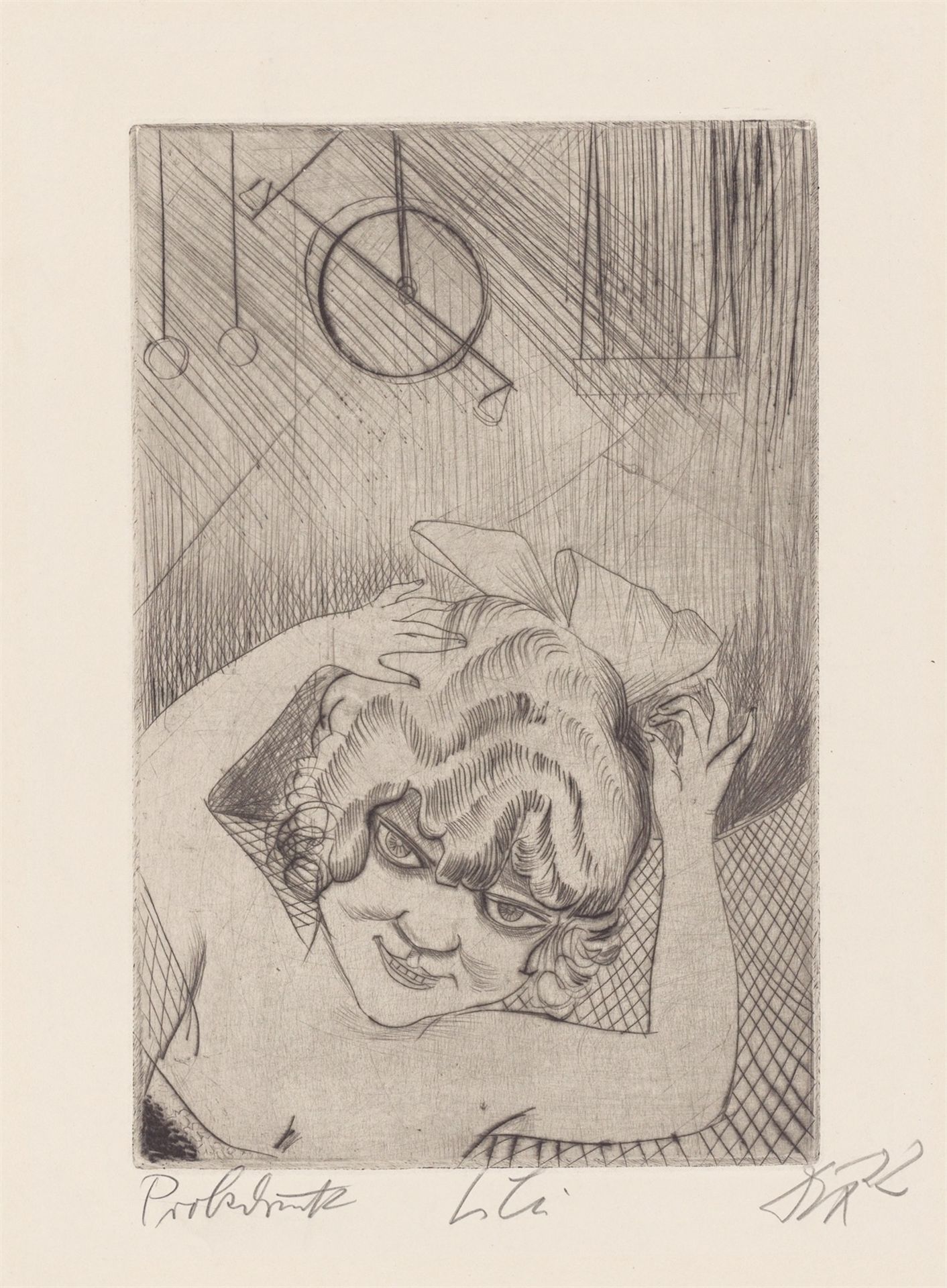 Otto Dix. „Lili, die Königin der Luft“. 1922
