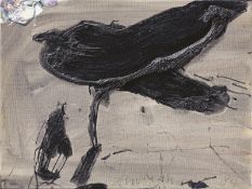 Emil Schumacher. „Vogel Einbein“. 1984