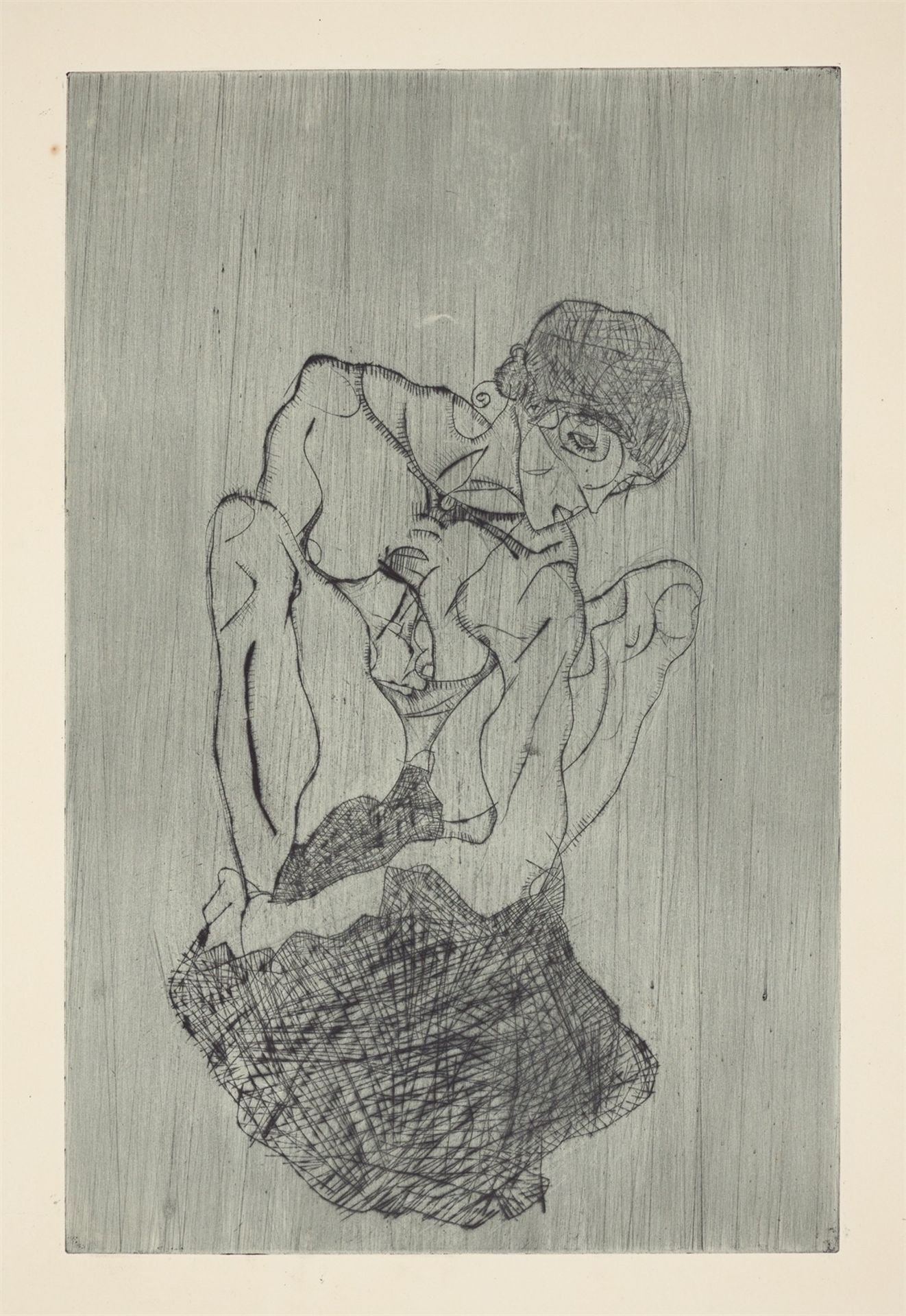 Egon Schiele. ”Kümmernis”. 1914