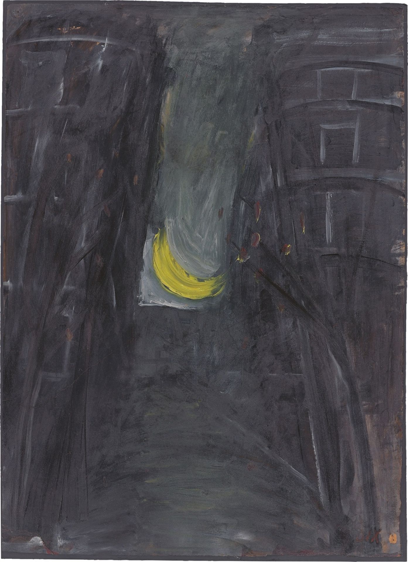 Otto Dix. ”Der Mond über der Straße”. 1913