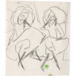 Ernst Ludwig Kirchner. Zwei Tänzerinnen. Um 1910/11