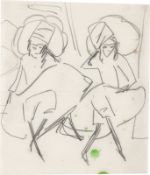 Ernst Ludwig Kirchner. Zwei Tänzerinnen. Um 1910/11
