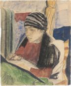 Erich Heckel. „Schreibende Frau“. 1924