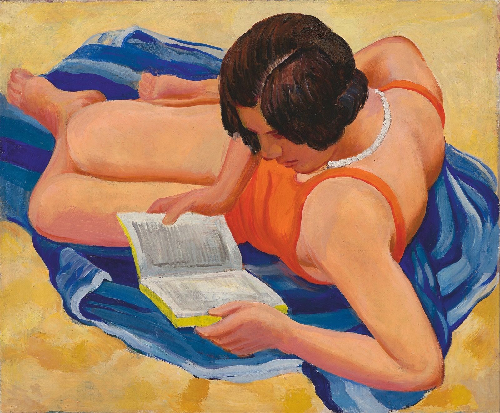 Otto Möller. ”Liegende am Strand”. 1933