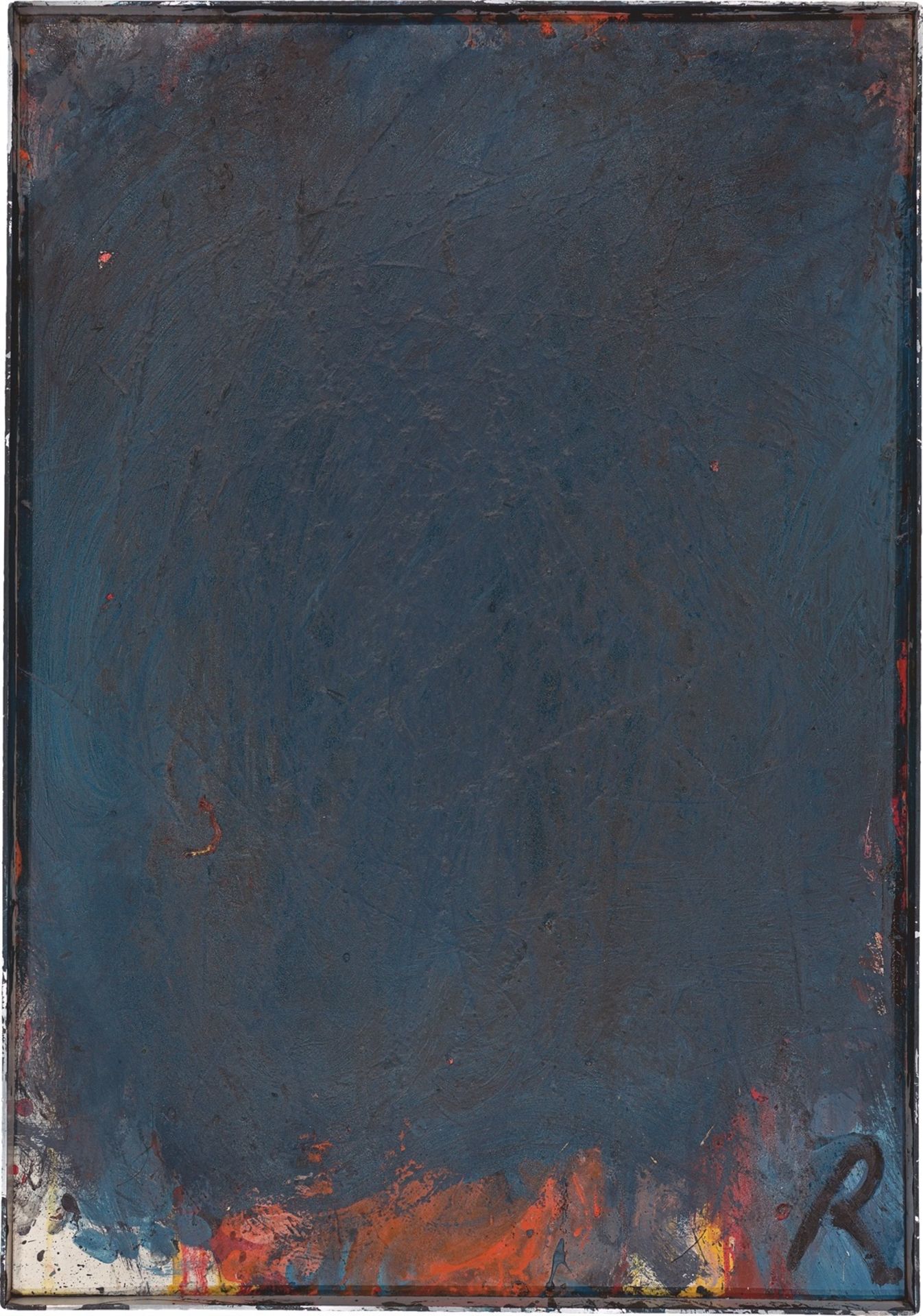 Arnulf Rainer. „Fußmalerei“. 1977/89