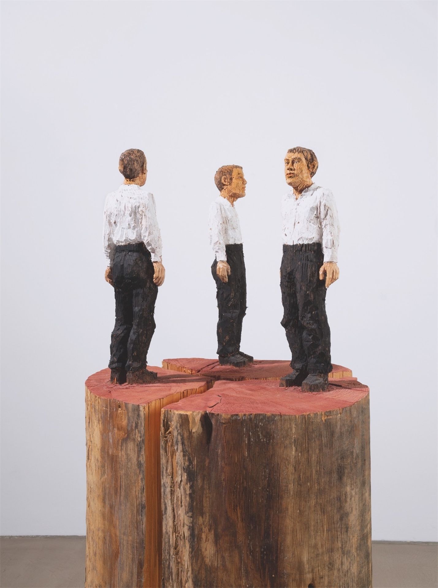 Stephan Balkenhol. Three men. 2002