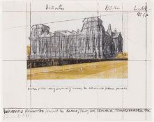 Christo. ”WRAPPED REICHSTAG (PROJECT FOR BERLIN)”. 1984