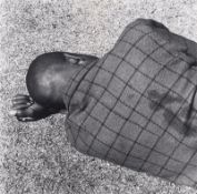 David Goldblatt. Man Sleeping. Joubert Park, Johannesburg, August. 1975