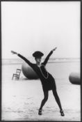 Peter Lindbergh. Giselle, Le Touquet. British Vogue. 1991