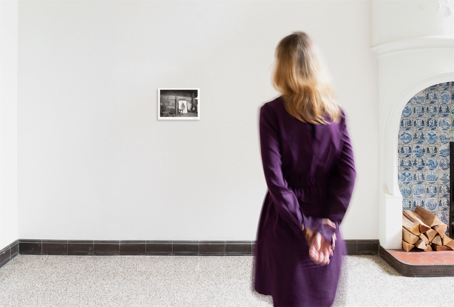 Daniel Frasnay. ”Atelier d'Alberto Giacometti photographié au lendemain de sa mort”. 1966 - Image 4 of 4