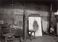 Daniel Frasnay. „Atelier d'Alberto Giacometti photographié au lendemain de sa mort“. 1966
