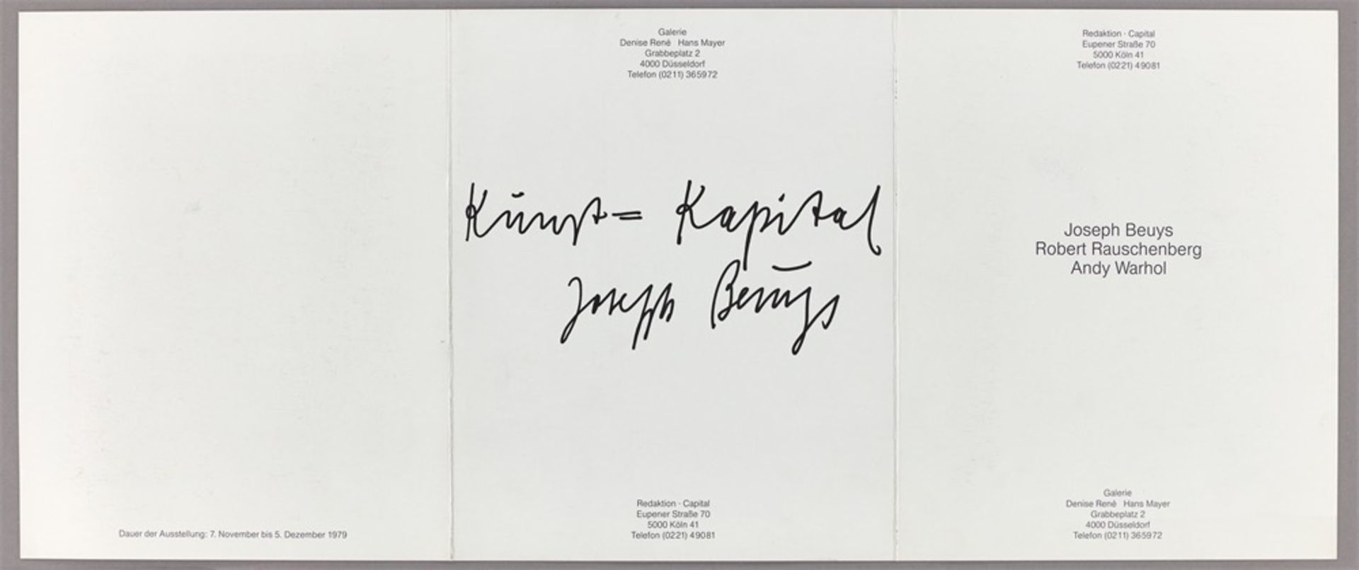 Joseph Beuys. Kunst = Kapital. 1979 - Bild 3 aus 4