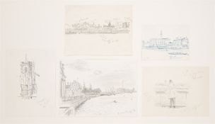 Manfred Bluth. „London C.D.F“ / „Greenwich“ / „A. Breitling a. d. Themse“. 1973/75