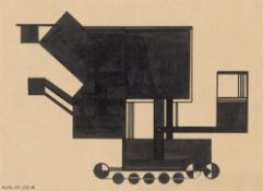 Karl Peter Röhl. Ohne Titel (Maschine auf Rädern). 1922