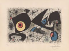Joan Miró. "Hommage á Miró". 1972