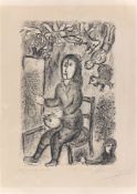 Marc Chagall. „Composition Noire“. 1977