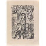 Marc Chagall. „Composition Noire“. 1977