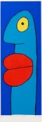 Thierry Noir. „Yasha a oblié son panier“ / „Gabi commande une glace á la vanille“. 1990