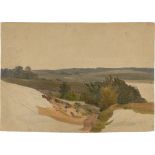 Louis Gurlitt. Landschaftsstudie aus Jütland. Um 1840