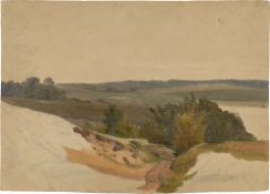 Louis Gurlitt. Landschaftsstudie aus Jütland. Um 1840