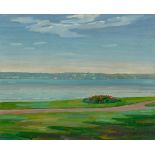 Wilhelm Trübner. „Aussichtsplatz am Starnberger See mit Boskett“. 1912