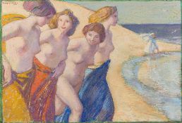 Ludwig von Hofmann. Frauen am Meer. 1908