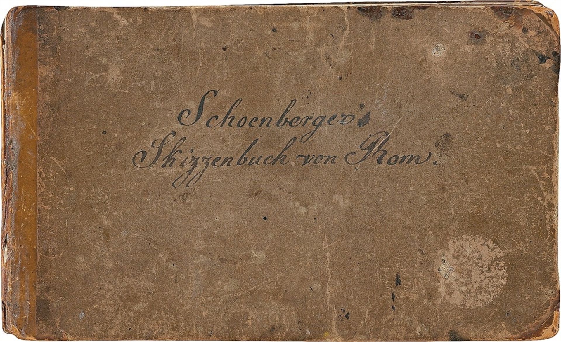 Lorenz Adolf Schönberger. Schoenberger's Sketchbook of Rome. Circa 1817/25 - Image 2 of 3