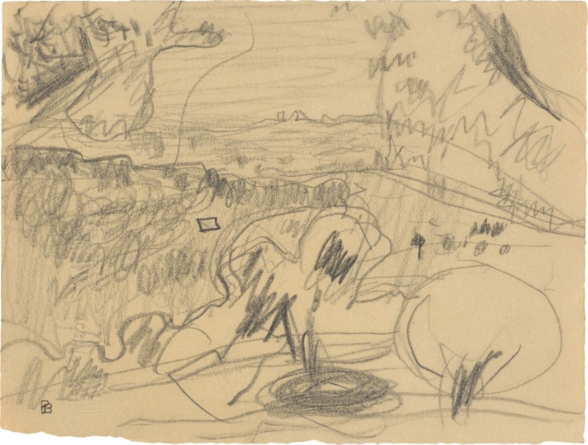 Pierre Bonnard. Landscape.