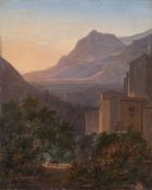 French, circa 1820. View of Papigno (near Terni).