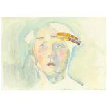 Maria Lassnig. „Denkerin“ (Selbstbildnis). 1981