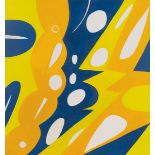 Ernst Wilhelm Nay. „Gelb-Orange-Kobalt I“. 1967