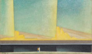 Lyonel Feininger. „Wolken überm Meer I“. 1923