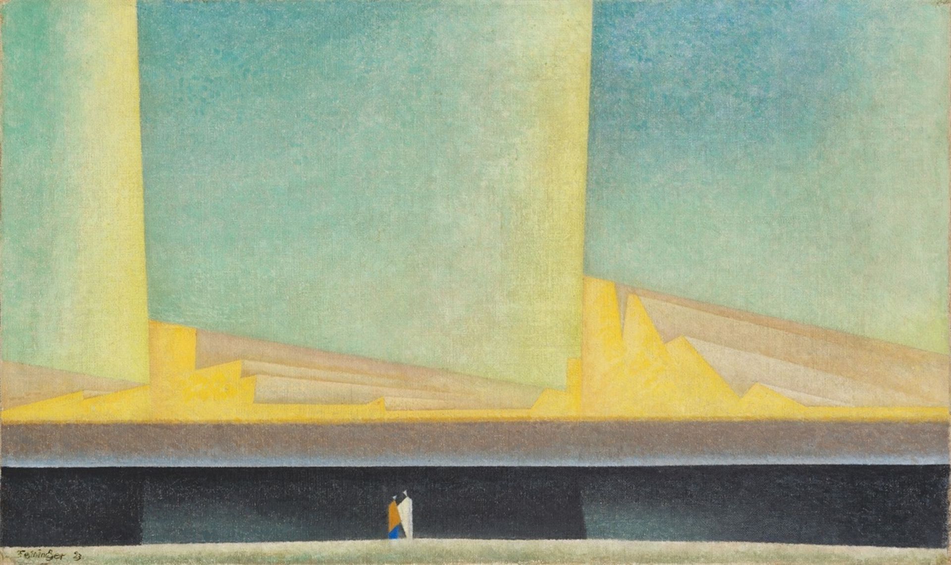 Lyonel Feininger. ”Wolken überm Meer I”. 1923