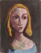 Karl Hofer. ”Mädchenkopf frontal”. 1952