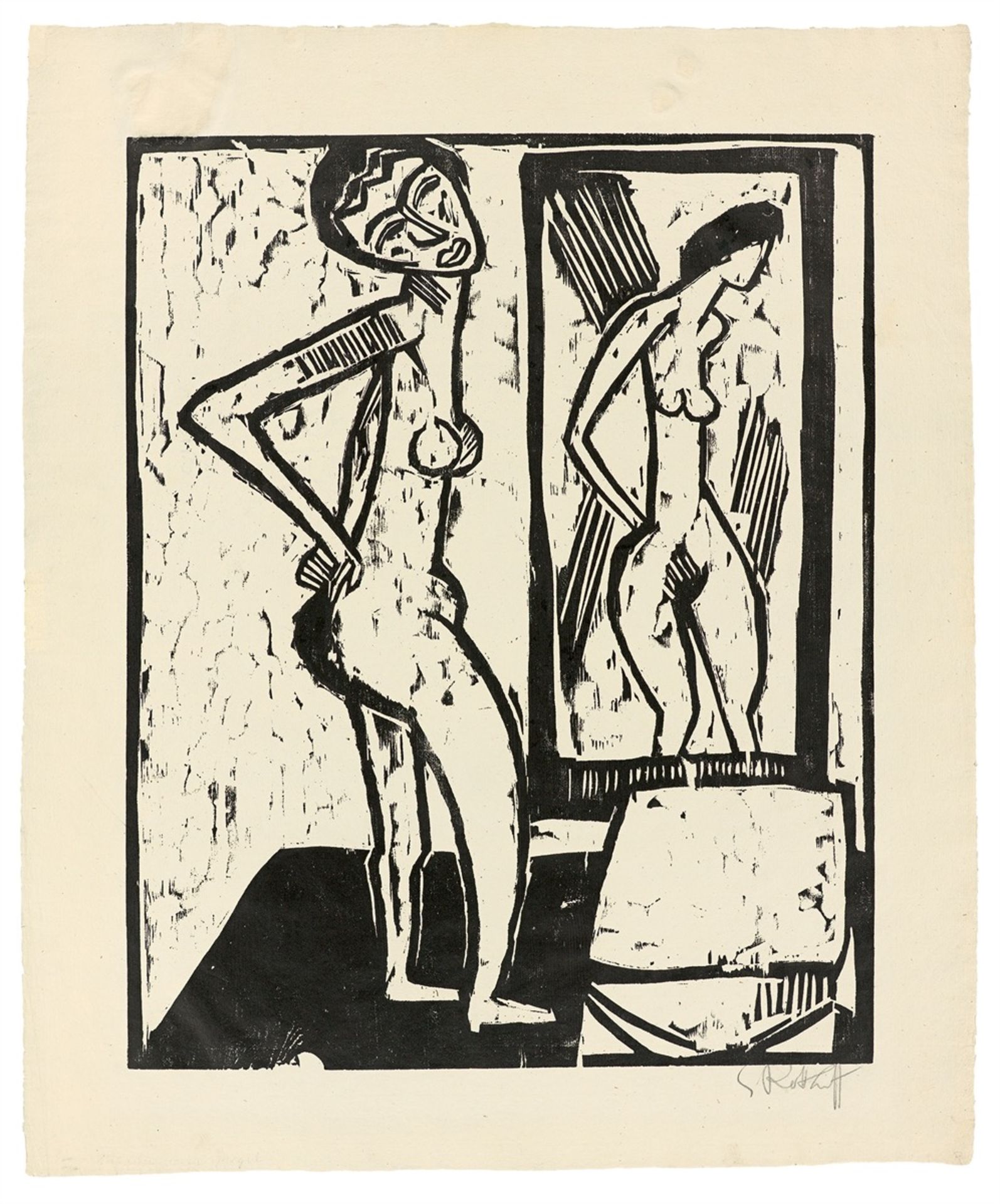 Karl Schmidt-Rottluff. „Zehn Holzschnitte von Schmidt-Rottluff“. 1919 - Bild 5 aus 11