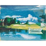 Max Pechstein. Lake landscape. 1932
