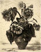 Max Pechstein. Sunflowers in a vase I. 1949