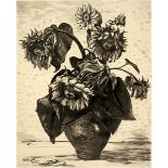 Max Pechstein. Sunflowers in a vase I. 1949