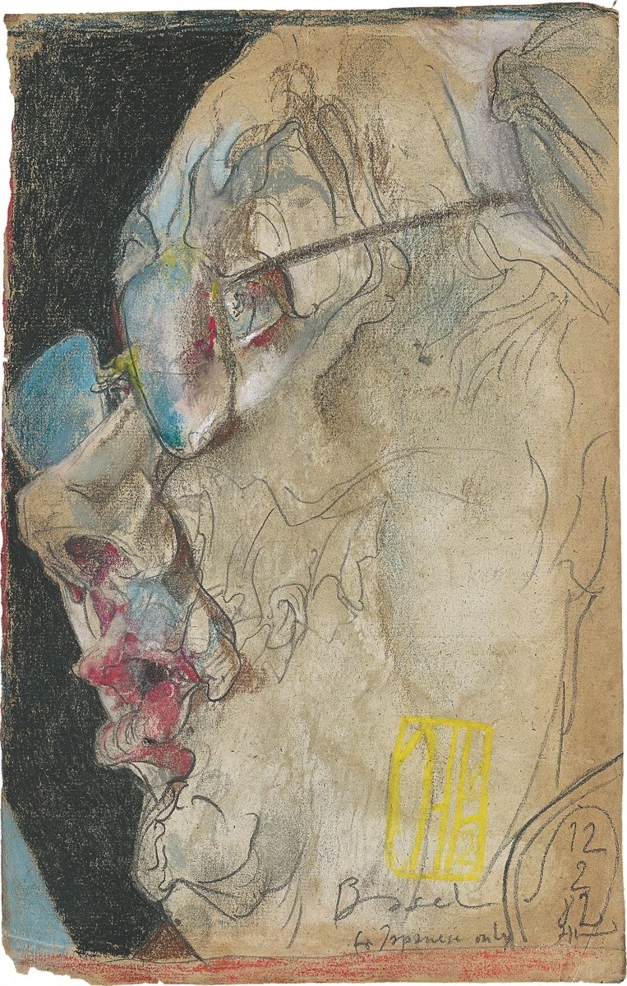 Horst Janssen. Selbstbildnis. 1982