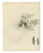 James Ensor. ”Silhouettes et femmes de pêcheurs”. 1886