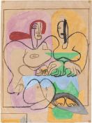 Le Corbusier. Deux femmes assises.
