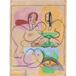 Le Corbusier. Deux femmes assises.