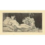 Édouard Manet. „Olympia (Published plate)“. 1867