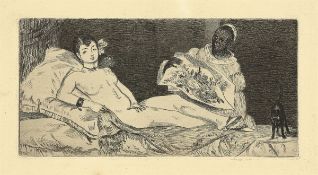 Édouard Manet. ”Olympia (Published plate)”. 1867